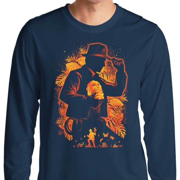 Archaeologist of Mythological Artifacts - Long Sleeve T-Shirt Cheap - Image 3
