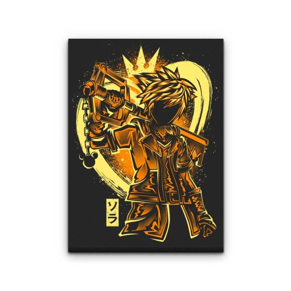 Keyblade Silhouette - Canvas Print Online Hot Sale