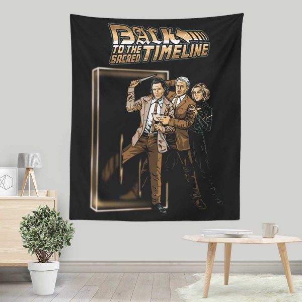To the Sacred Timeline - Wall Tapestry Online