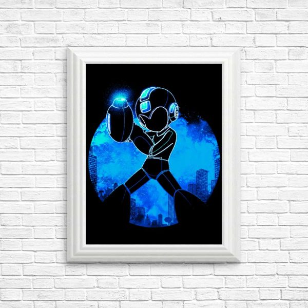Blue Bomber Orb - Posters & Prints For Discount - Image 5
