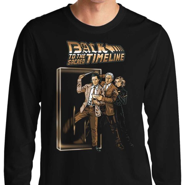 To the Sacred Timeline - Long Sleeve T-Shirt Sale