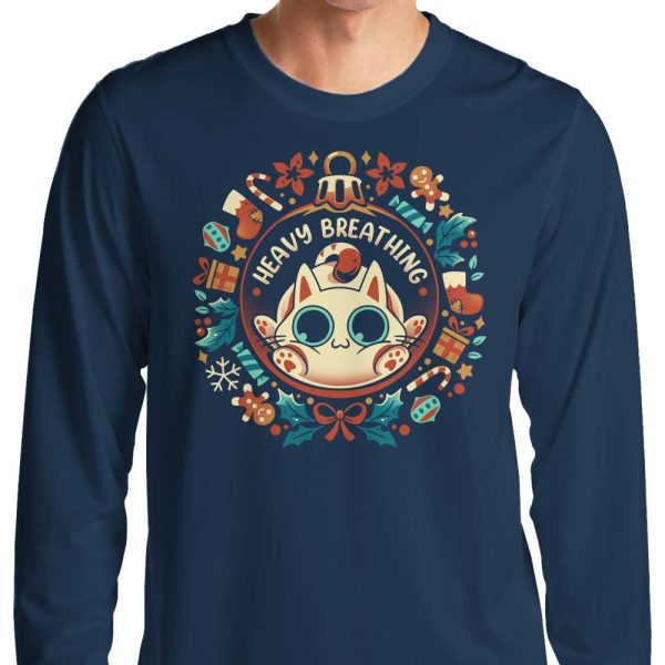 Cat-Proof Christmas - Long Sleeve T-Shirt For Discount - Image 3