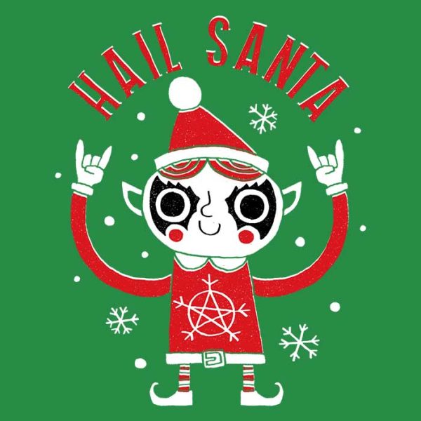 Santa Worship - Canvas Print on Sale - Image 2