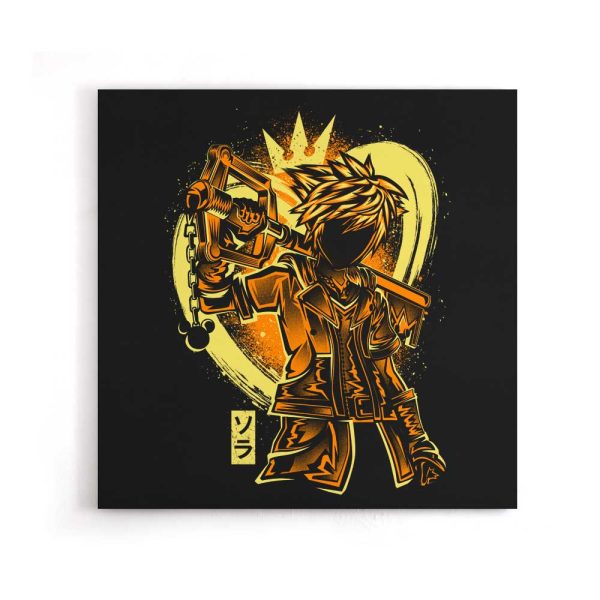 Keyblade Silhouette - Canvas Print Online Hot Sale - Image 5
