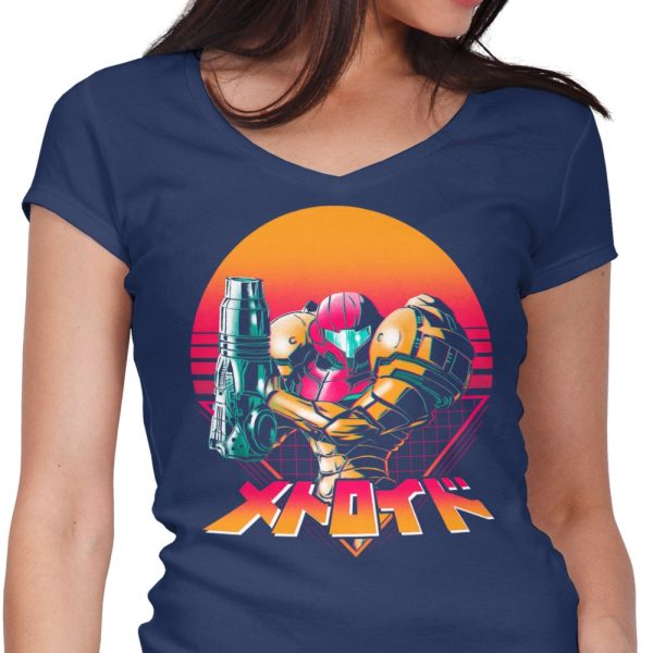 Retro Hunter - Women s V-Neck Online - Image 3