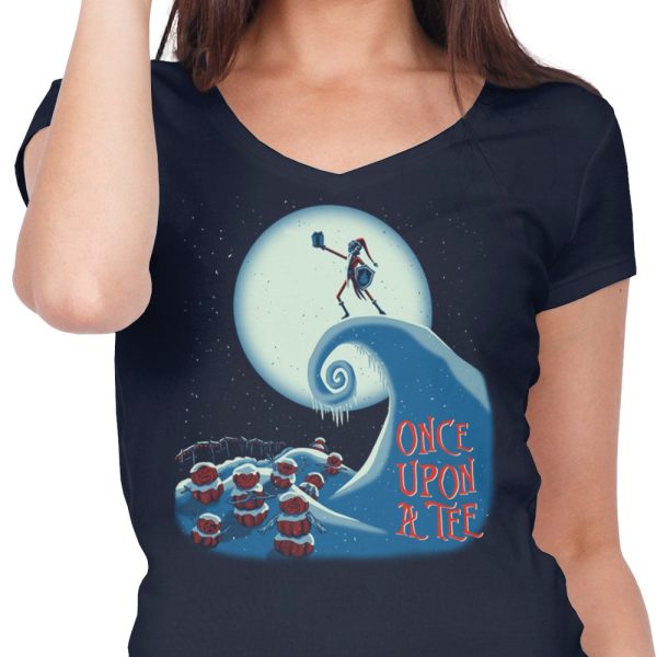 Teerion Before Christmas - Women s V-Neck For Sale - Image 5