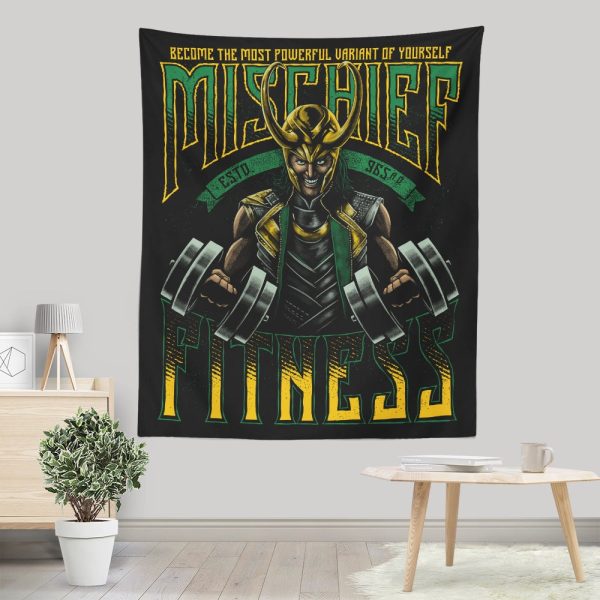 Mischief Fitness - Wall Tapestry Sale
