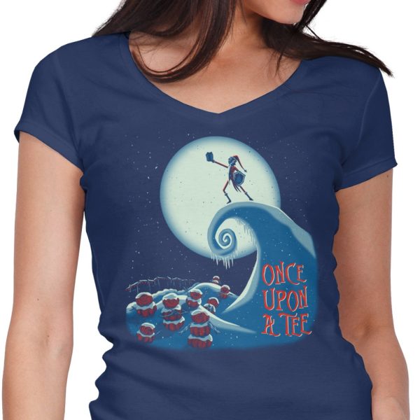 Teerion Before Christmas - Women s V-Neck For Sale - Image 3