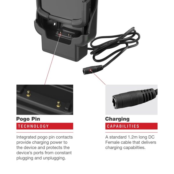 RAM-HOL-ZE17-1U RAM Form-Fit Powered Dock for Zebra TC73 & TC78 For Sale - Image 5
