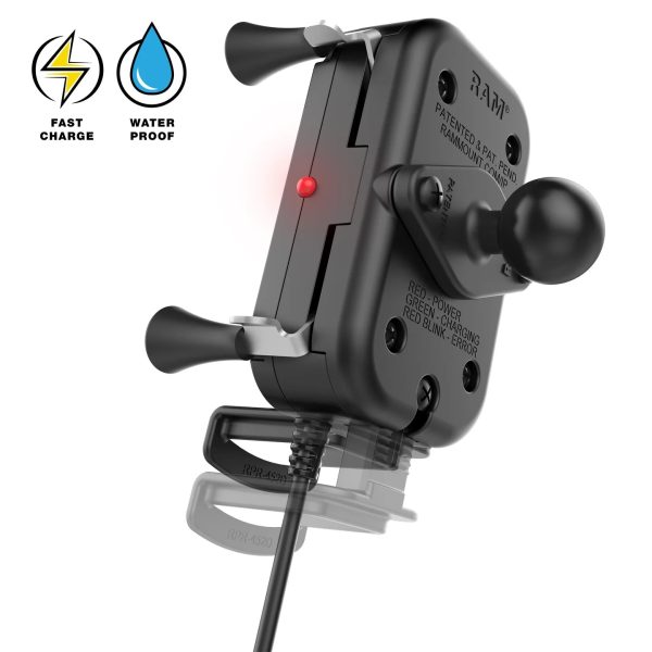 RAM-B-166-UN12W-1 RAM Mount Tough-Charge™ 15W Wireless Charging Suction Cup Mount Supply - Image 3